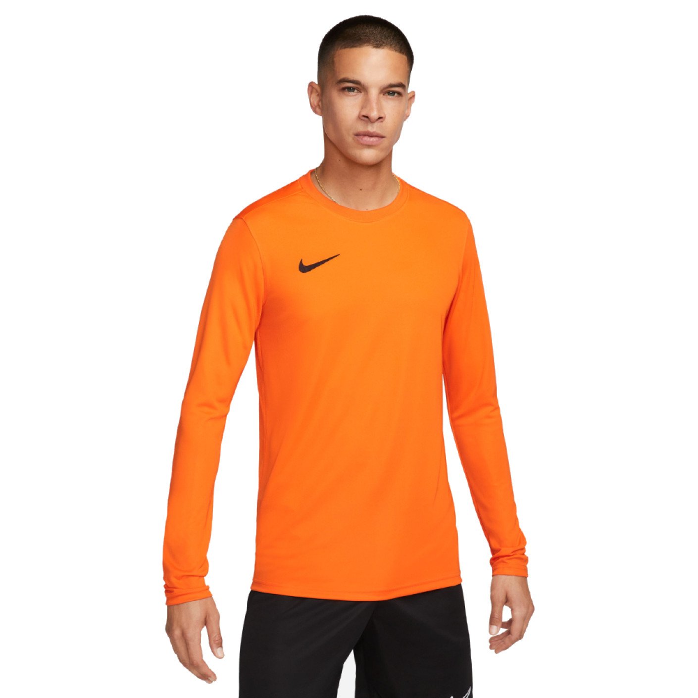 Nike Dry Park VII Orange Long Sleeve Football Shirt