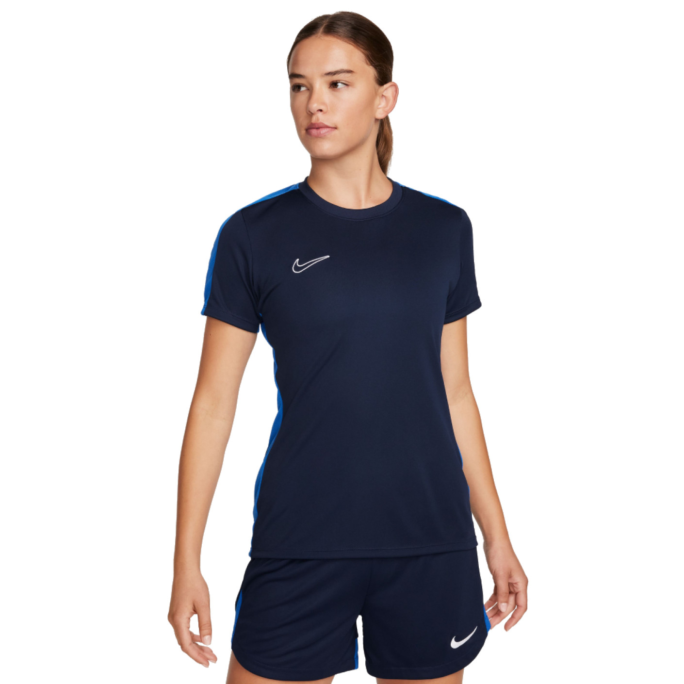 Nike Dri-Fit Academy 23 Trainingsshirt Dames Donkerblauw Blauw Wit