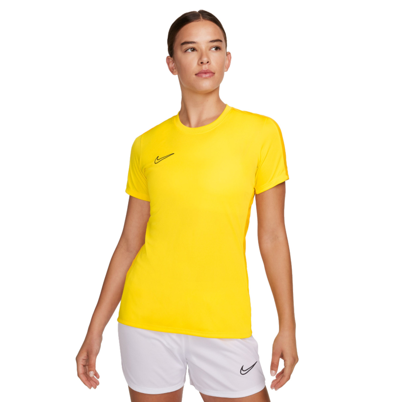 Nike Dri-Fit Academy 23 Training Shirt Women Yellow Gold Black