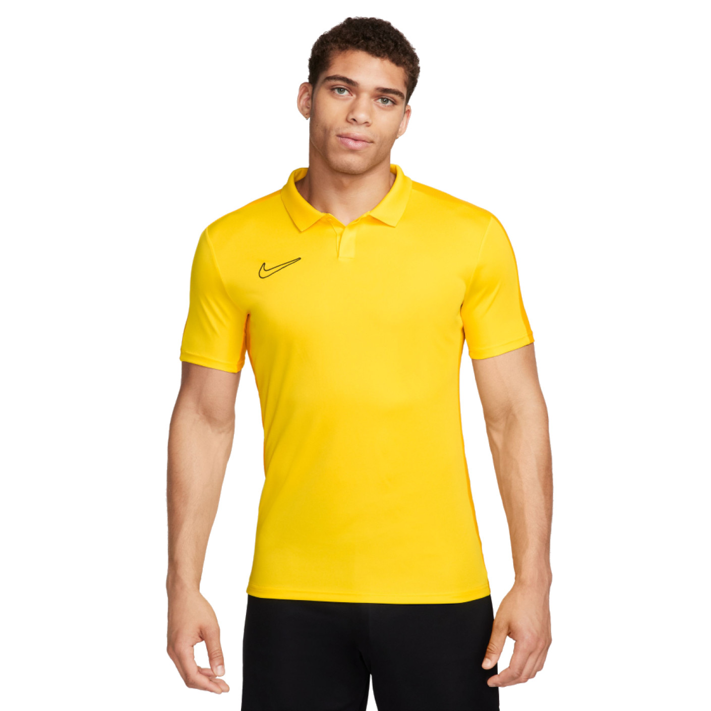 Nike Dri-Fit Academy 23 Polo Yellow Gold Black