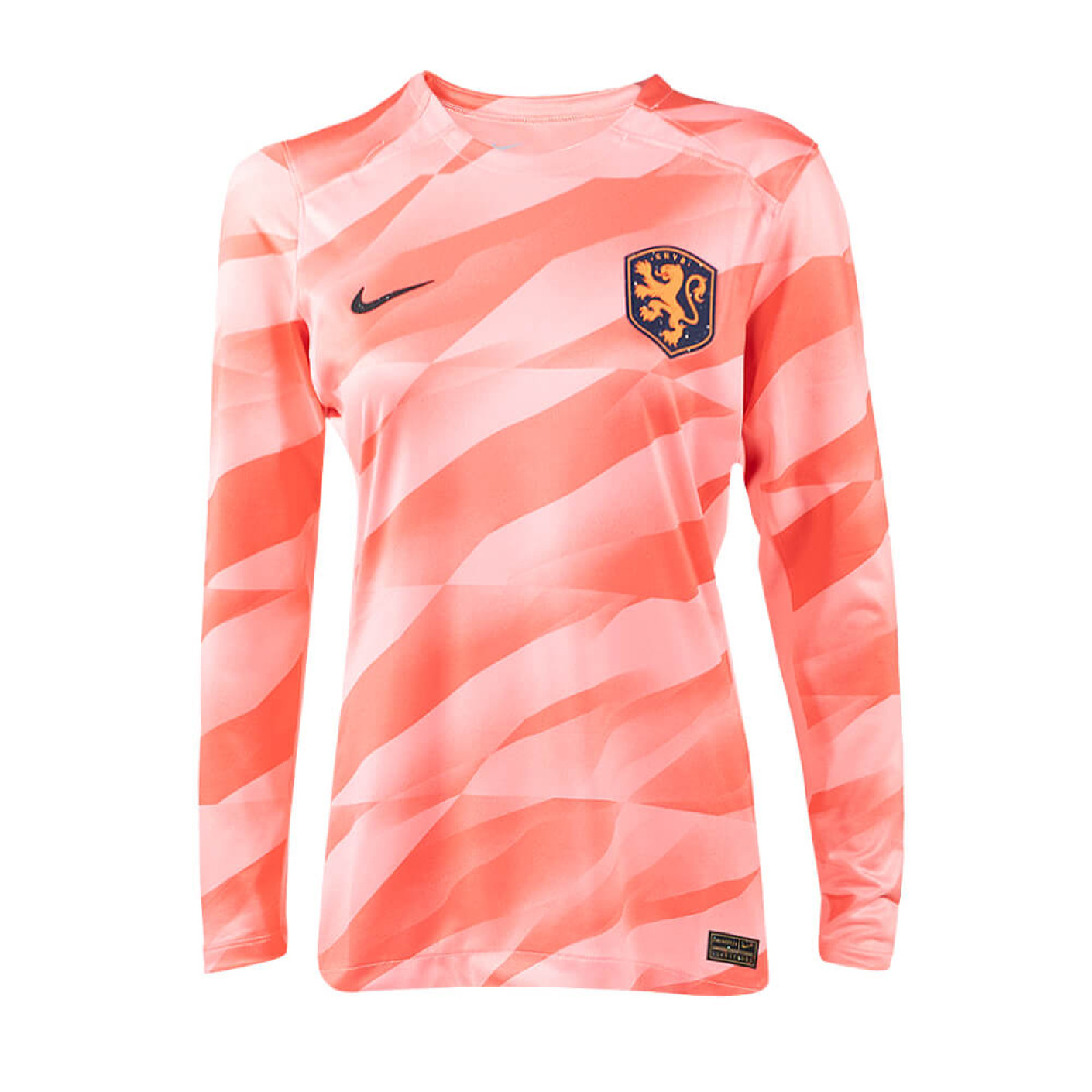 Nike Nederland Keepersshirt Lange Mouwen Dames Roze Wit