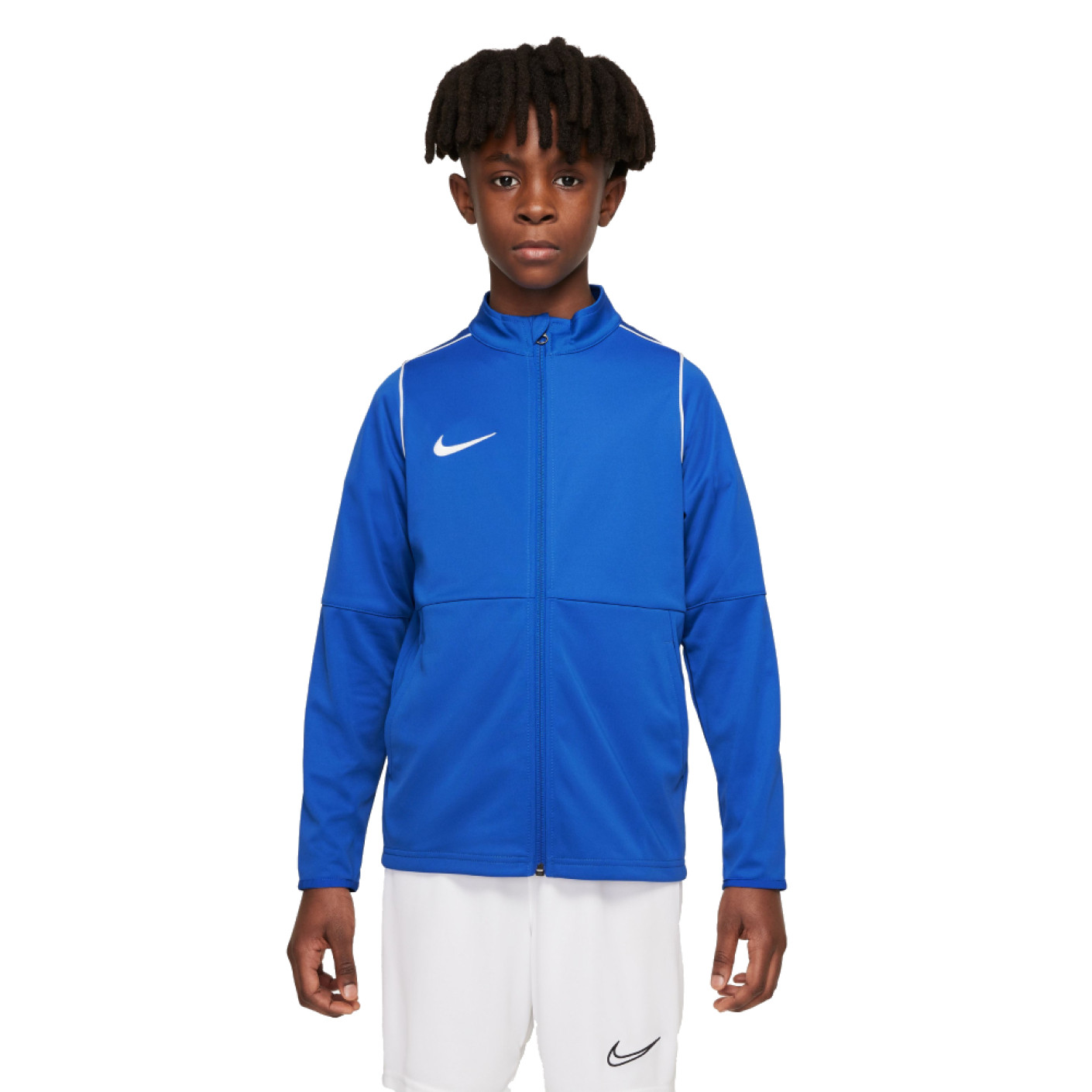 Nike Dry Park 20 Trainingsjack Kids Royal Blauw Wit