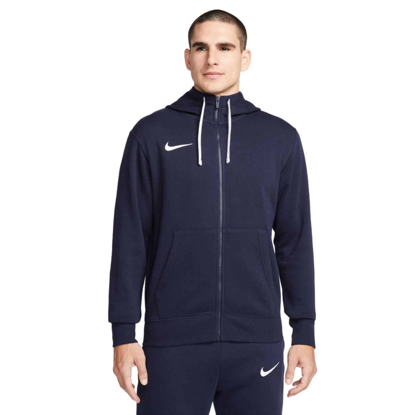 Nike Park 20 Fleece Hoodie FZ Donkerblauw