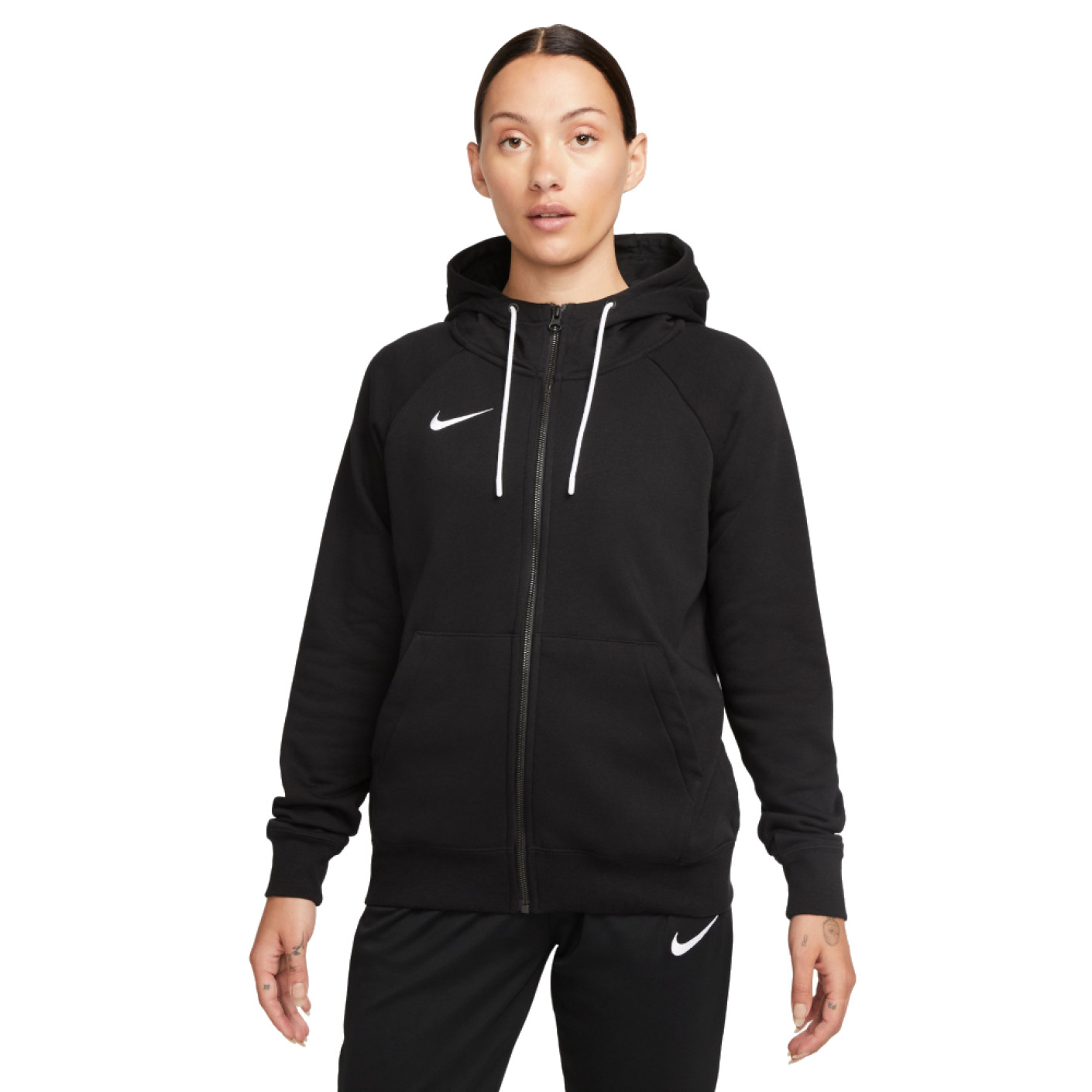 orientering Do straf Nike Park 20 Fleece FZ Hoodie Dames Zwart - KNVBshop.nl