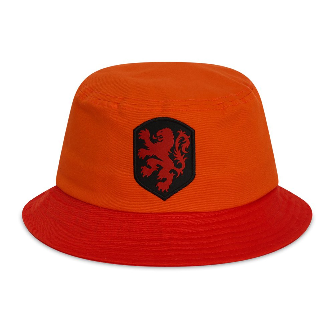 KNVB Bucket Hat Logo Orange White