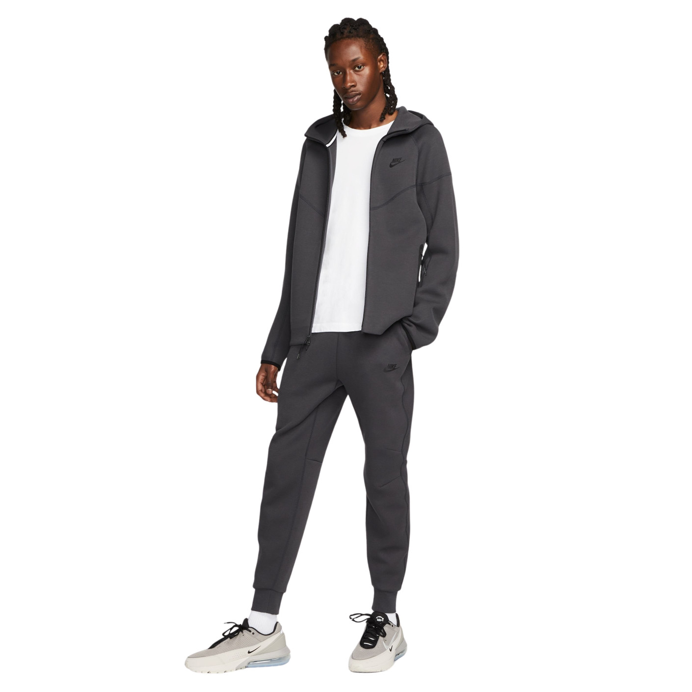 Nike Tech Fleece Tracksuit Sportswear Dark Grey Black