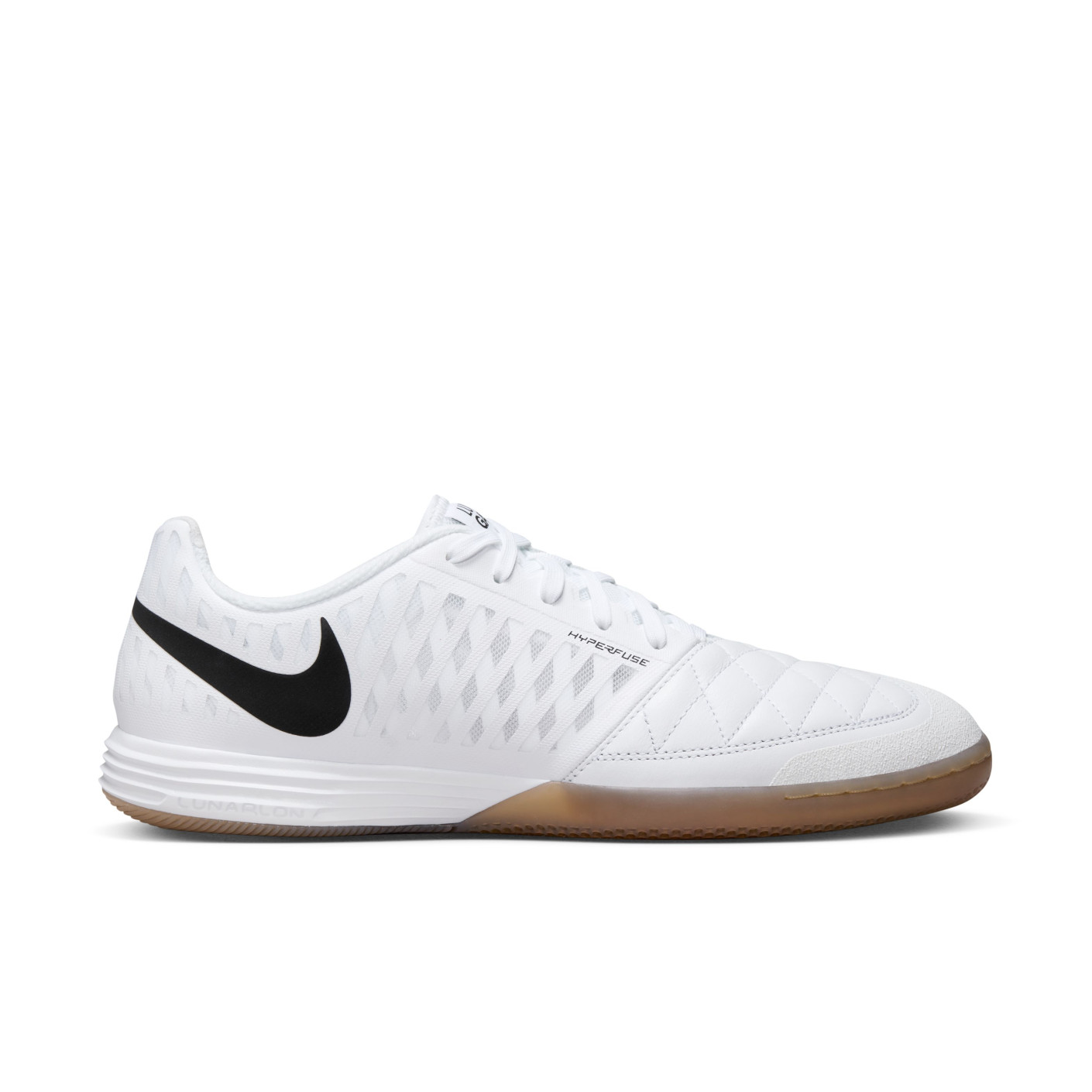 Nike Lunar Gato II Zaalvoetbalschoenen (IN) Wit Zwart Lichtbruin