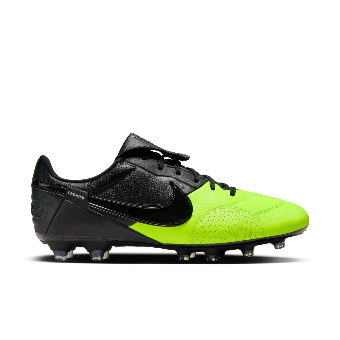 Nike Premier III Gras Football Shoes (FG) Black Bright Yellow