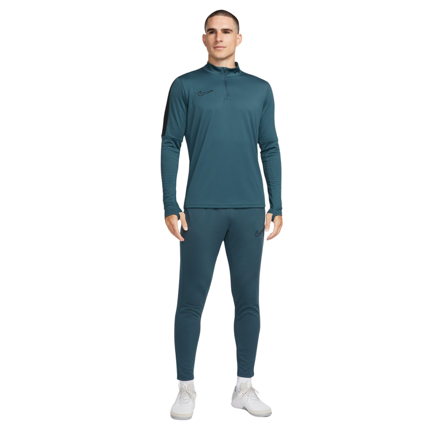 Nike Academy 23 1/4-Zip Trainingspak Donkergroen Zwart