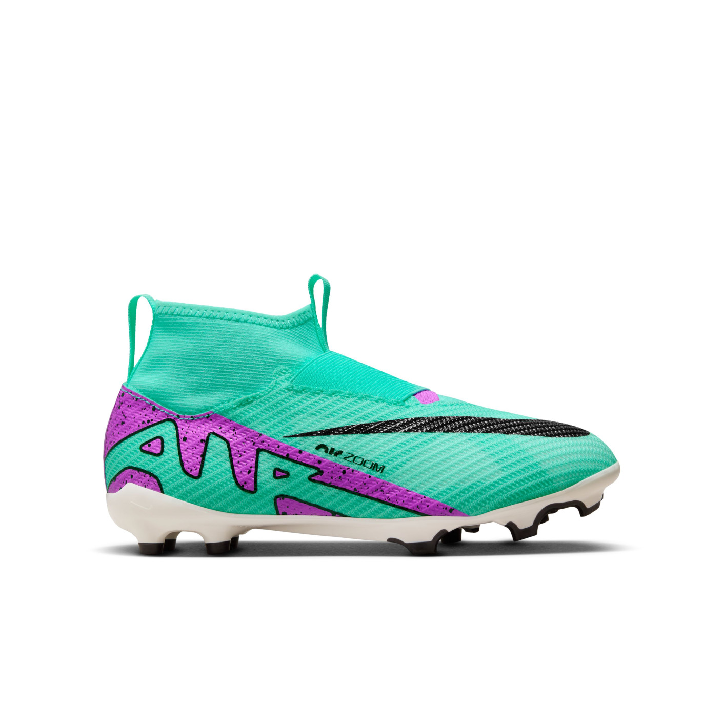 Nike Zoom Mercurial Superfly 9 Pro Gras Voetbalschoenen (FG) Kids Turquoise Paars