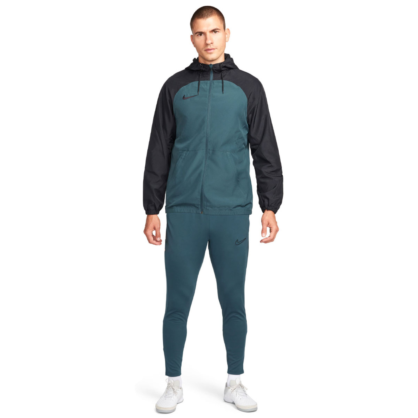 Dark green nike tracksuit hot sale