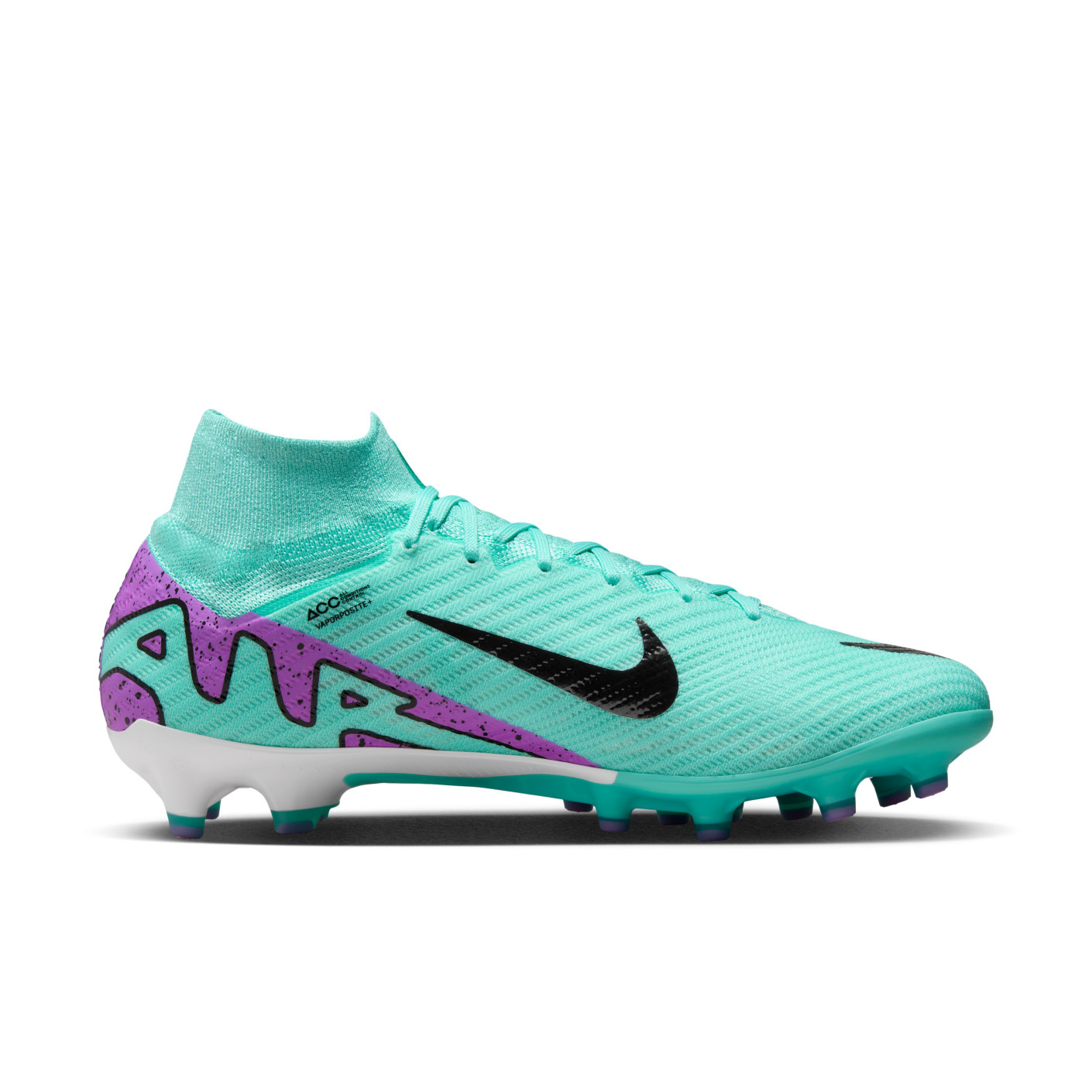 Nike Zoom Mercurial Superfly Elite 9 Artificial Grass Football Shoes AG Turquoise Purple Black White KNVBshop