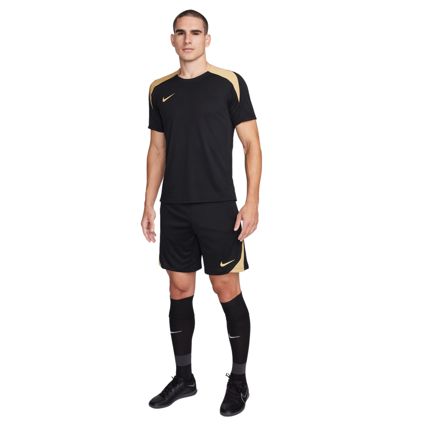 Black and gold nike set deals