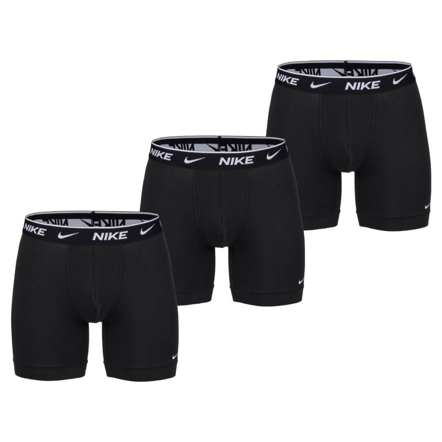 Nike Everyday Cotton Boxer Brief 3 Pack Black White KNVBshop