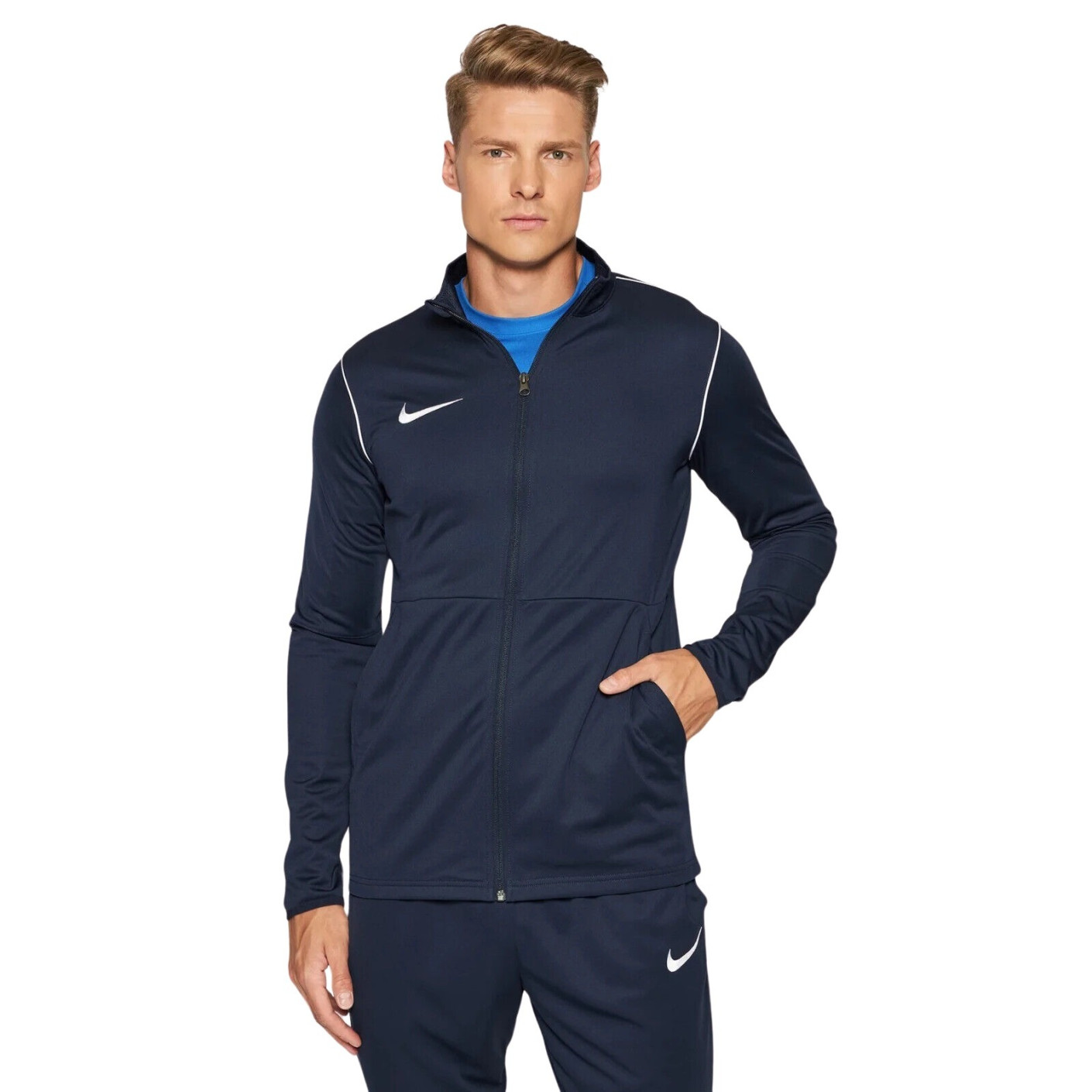 Nike Dri-FIT Park 20 Full-Zip Training Jacket Dark Blue