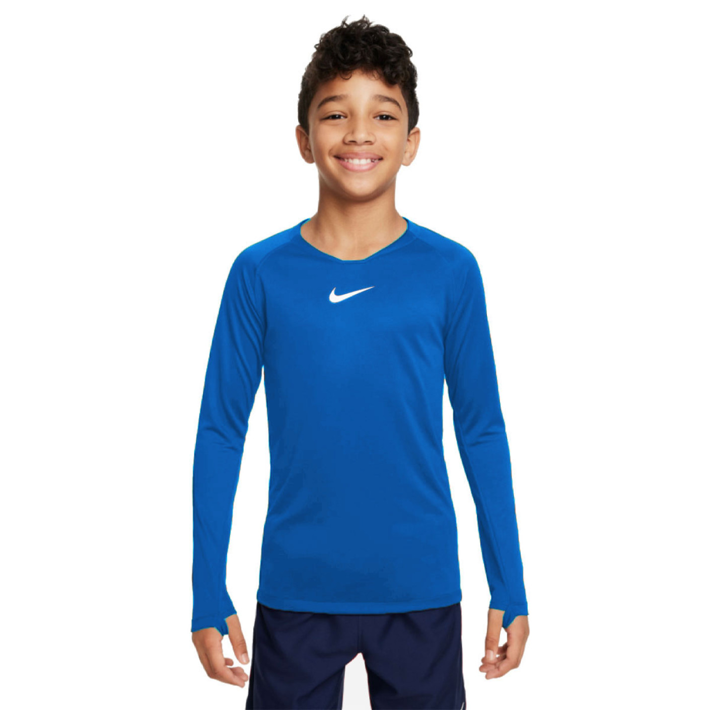 Nike Dri-FIT Park Ondershirt Lange Mouwen Kids Royal Blauw