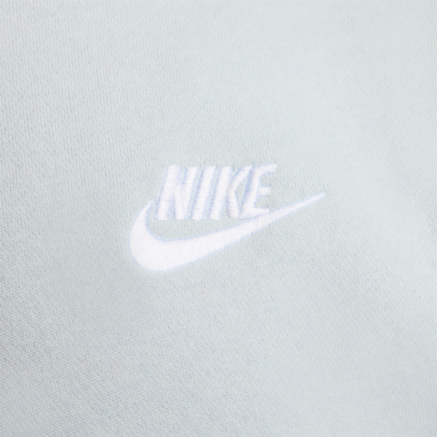 nike club fleece hoodie white