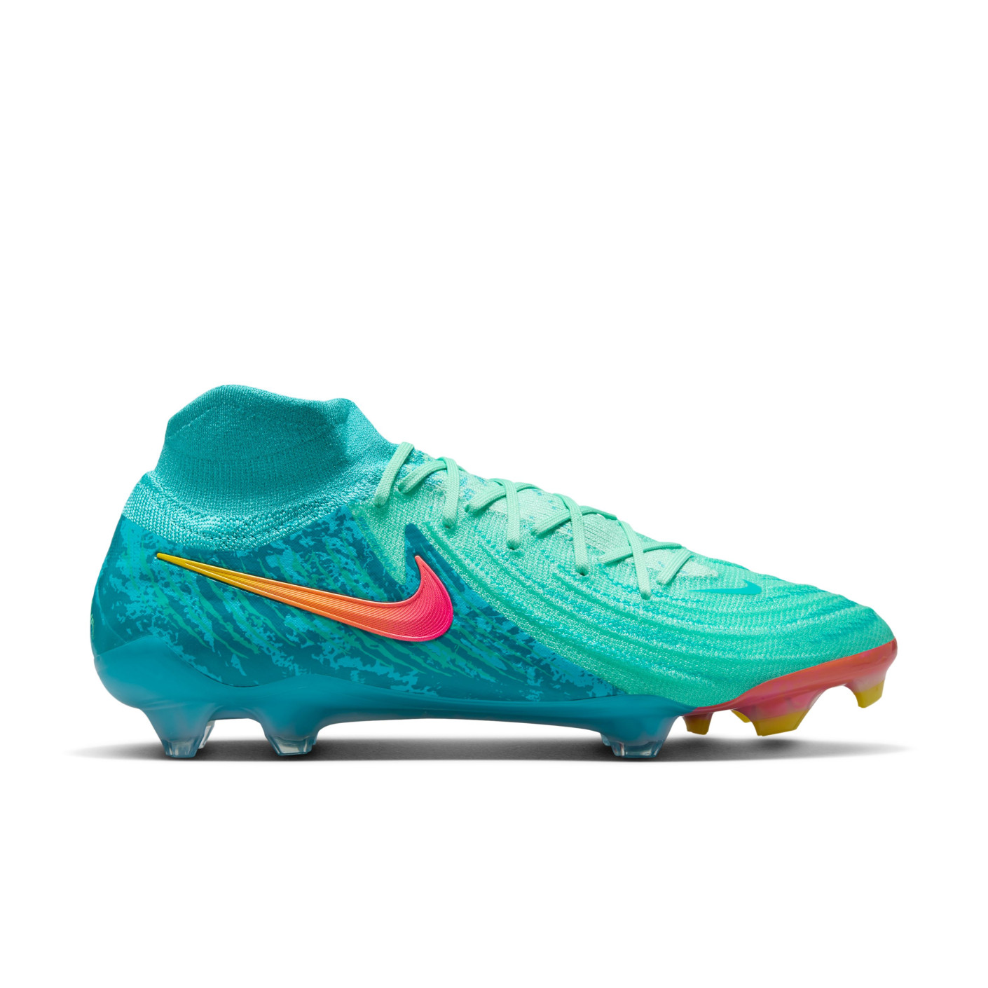 Nike Phantom Luna II Vortex Elite Gras Voetbalschoenen (FG) Lichtblauw Lichtgroen