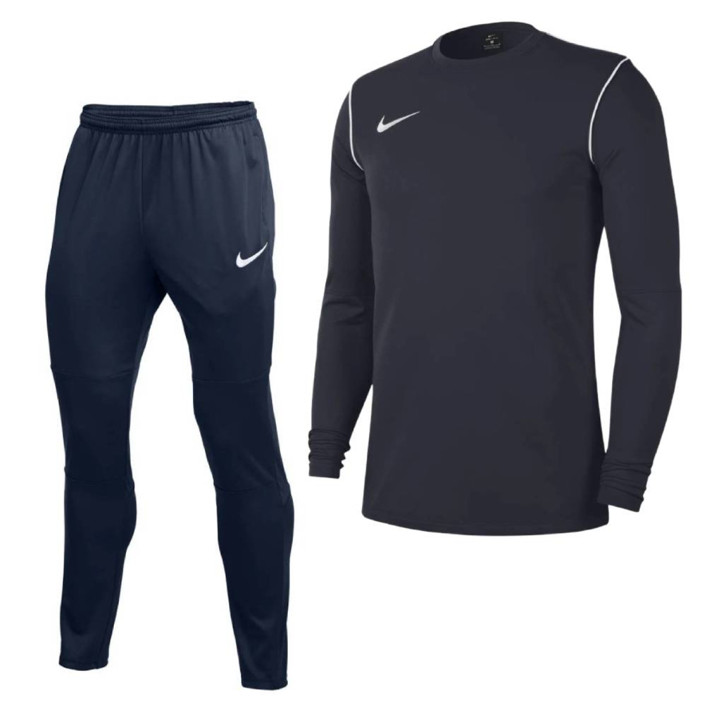 Nike Park 20 Crew Tracksuit Dark Blue White