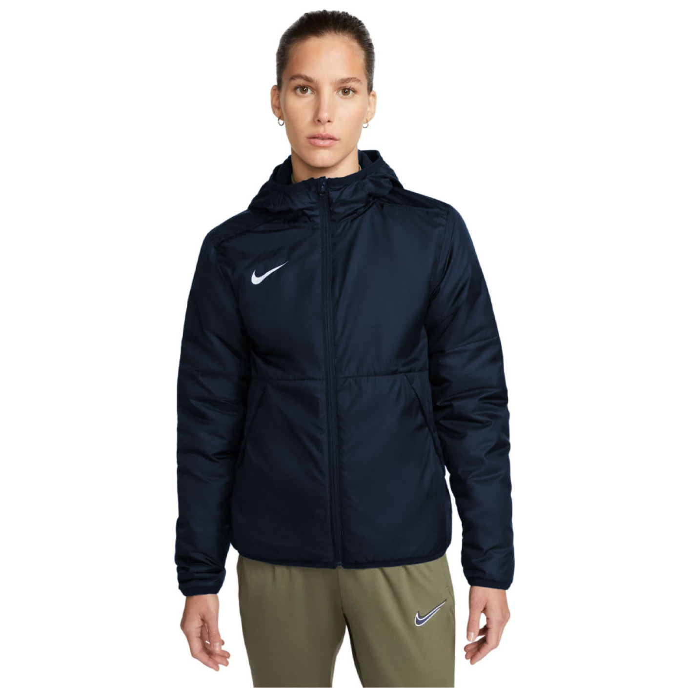 Nike Therma RPL Park 20 Jas Dames Donkerblauw