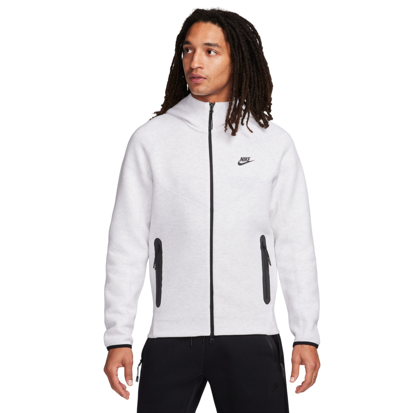 Nike tech fleece deals hoodie light grey