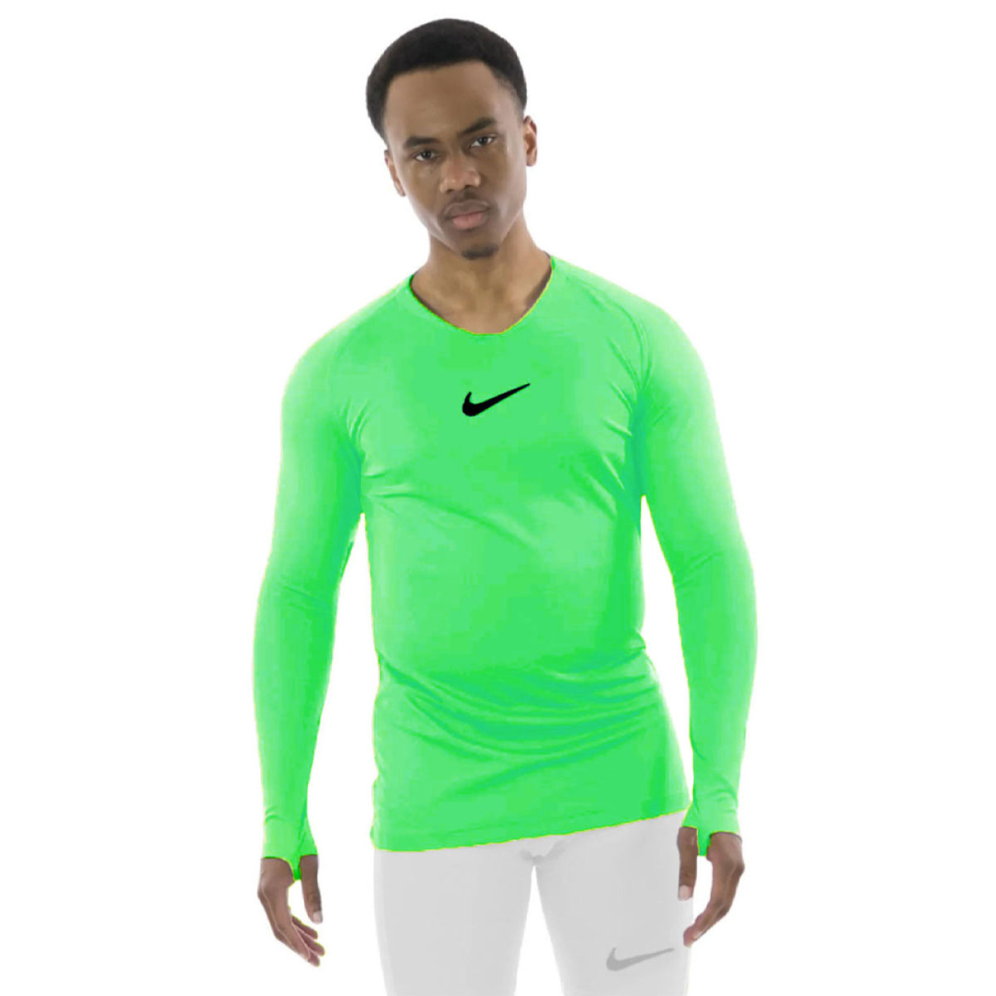 Nike Park Dri-FIT Ondershirt Lange Mouwen Felgroen