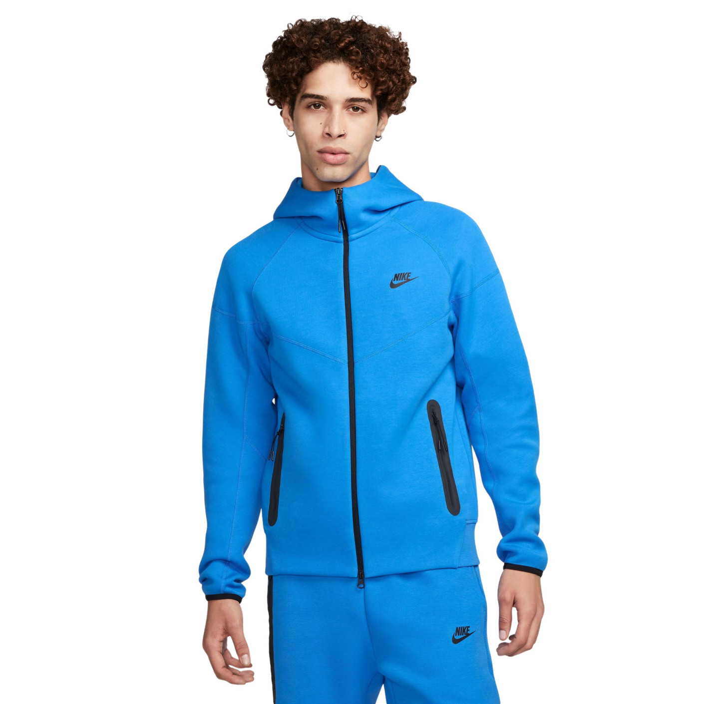 Nike tech fleece blue black online