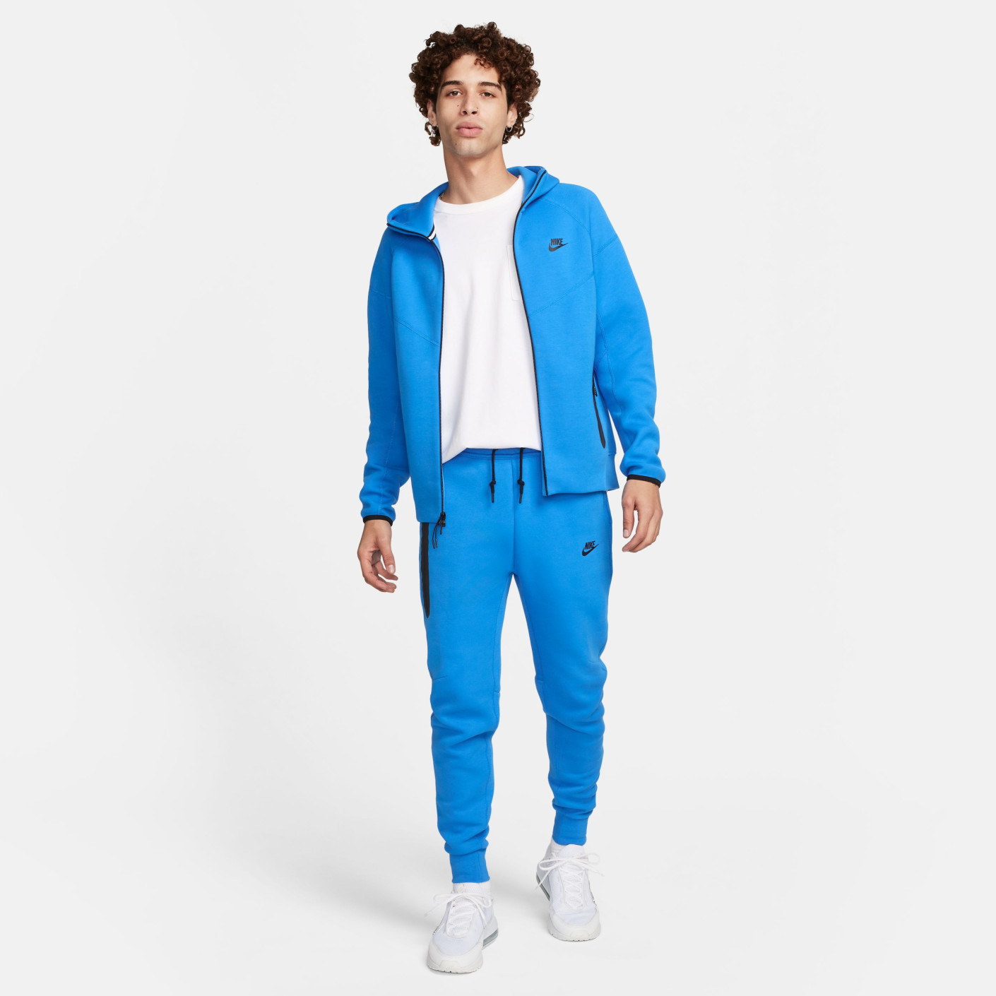 Nike Tech Fleece Vest Sportswear Blue Black Black