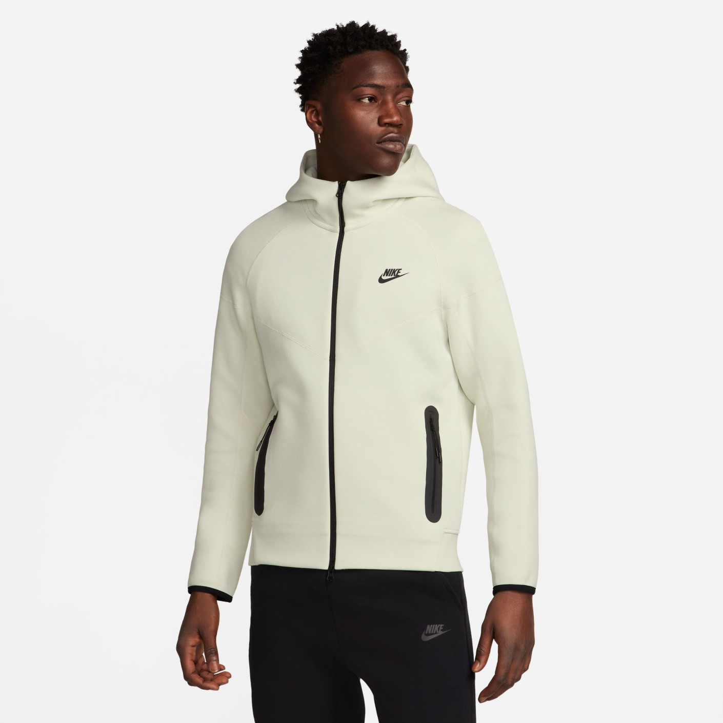 Nike sportswear tech fleece beige discount