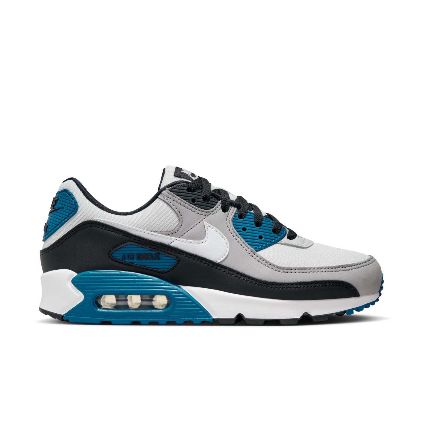 Nike Air Max 90 Sneakers White Grey Blue Black