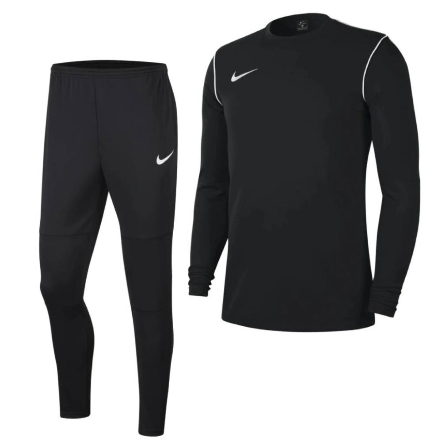 Nike Park 20 Crew Trainingspak Zwart Wit