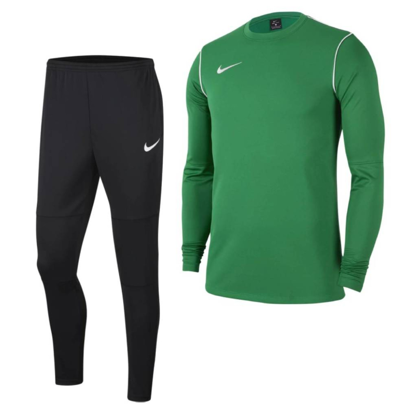 Nike Park 20 Crew Trainingspak Groen Wit