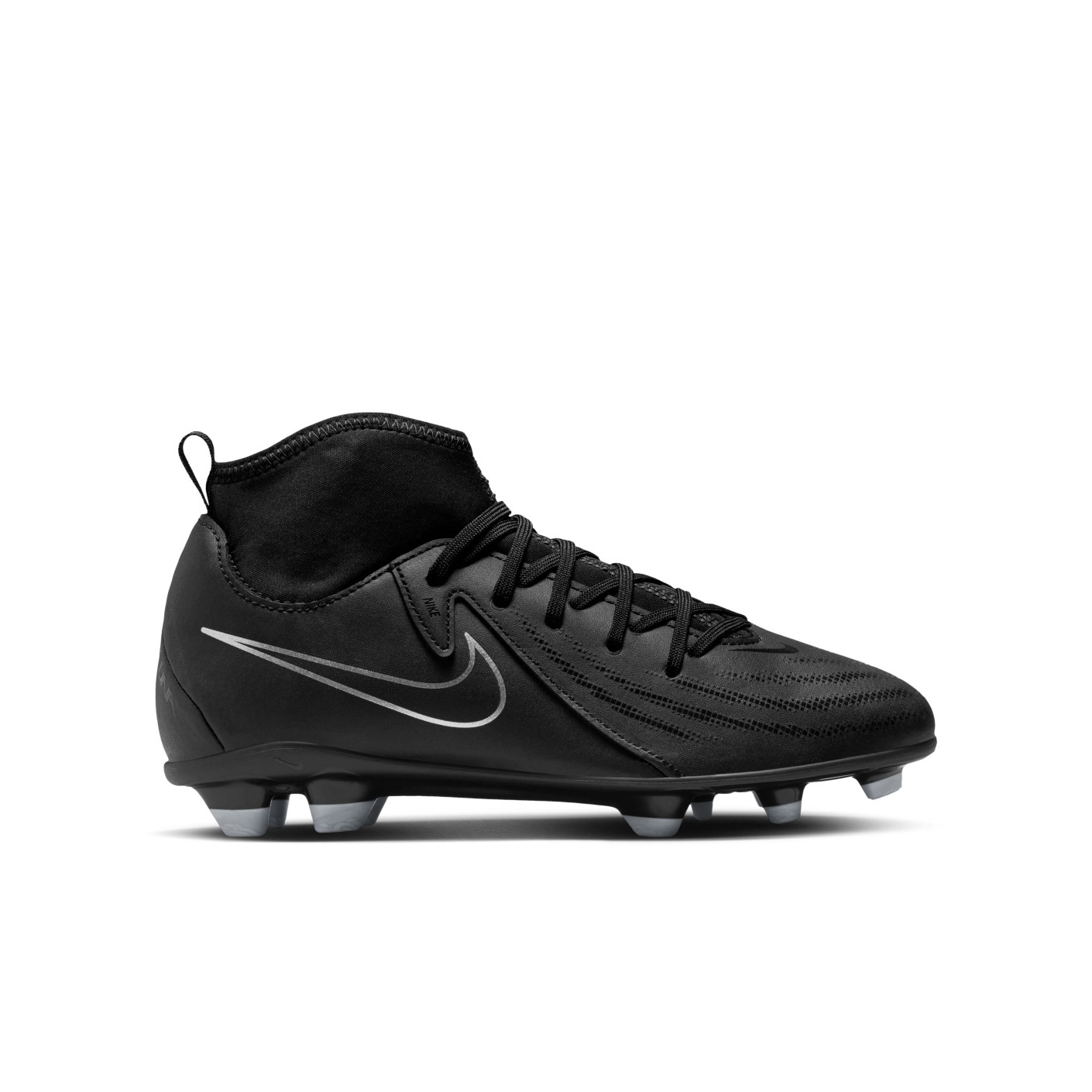 Nike Phantom Luna II Club Grass/Artificial Grass Football Shoes (MG) Kids Black Dark Grey