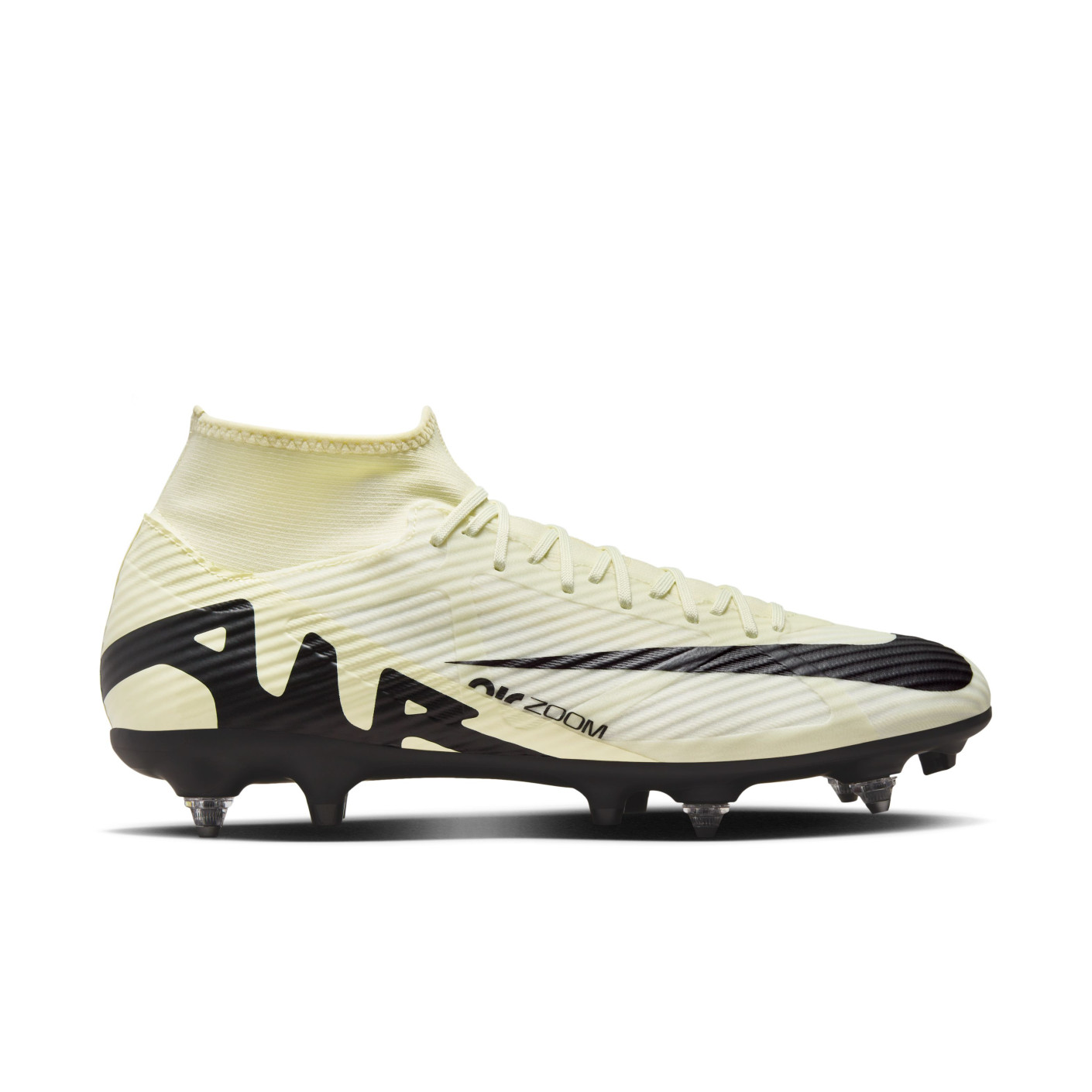 Nike Mercurial Superfly 9 Academy IJzeren-Nop Voetbalschoenen (SG) Anti-Clog Geel Zwart