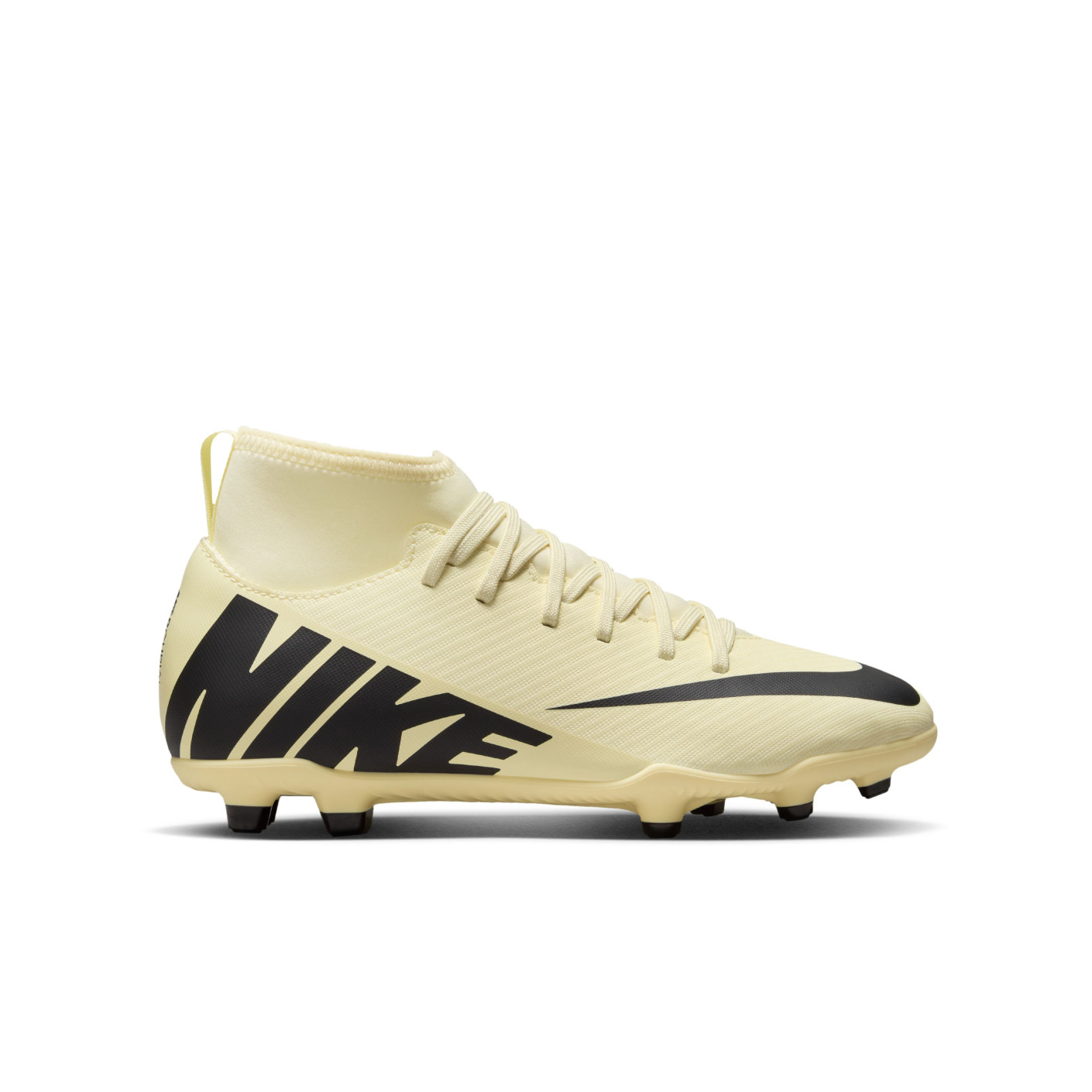 Nike Mercurial Superfly 9 Club Grass/Artificial Grass Football Shoes (MG) Kids Yellow Black