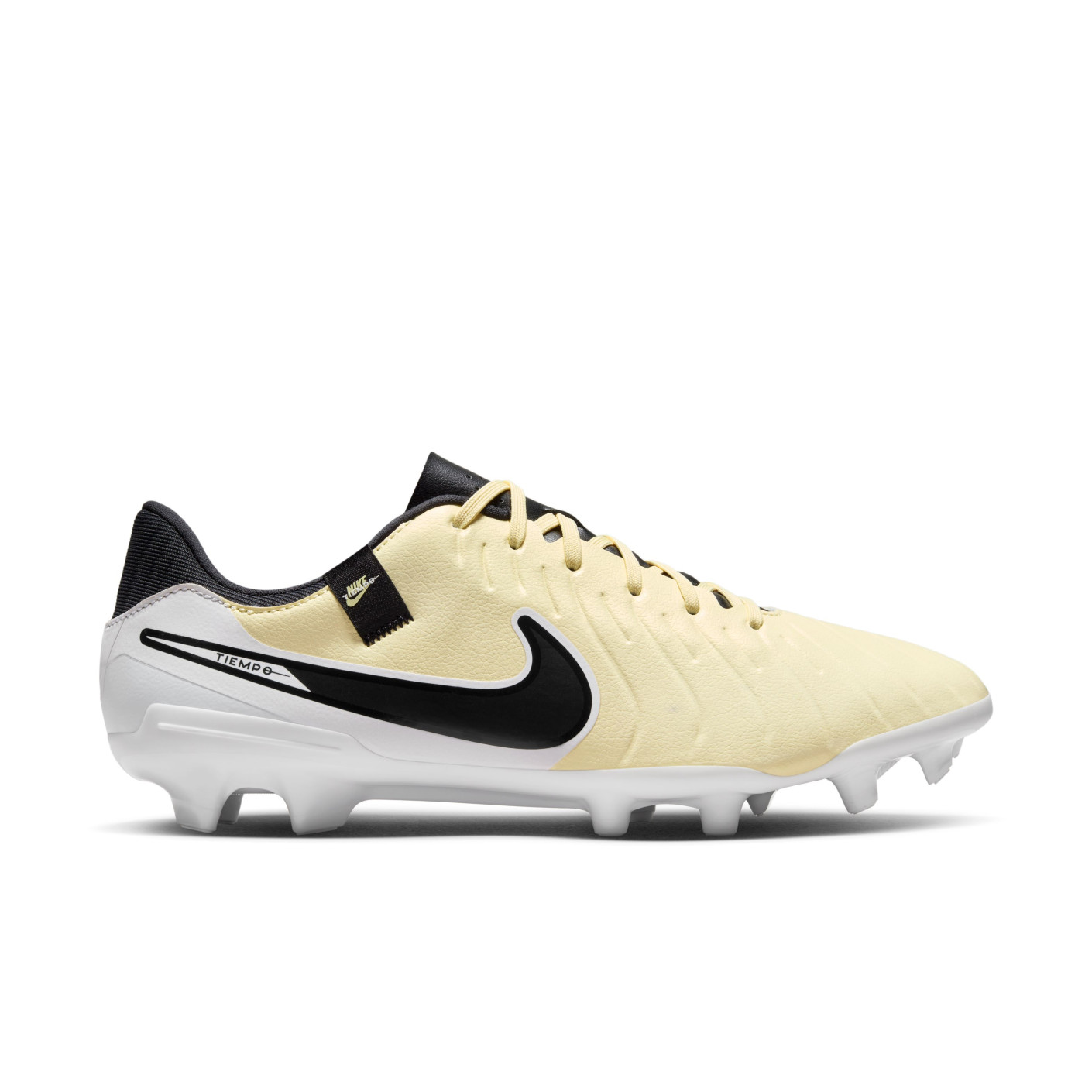 Nike Tiempo Legend 10 Academy Grass/Artificial Grass Football Shoes (MG) Yellow White Black Gold