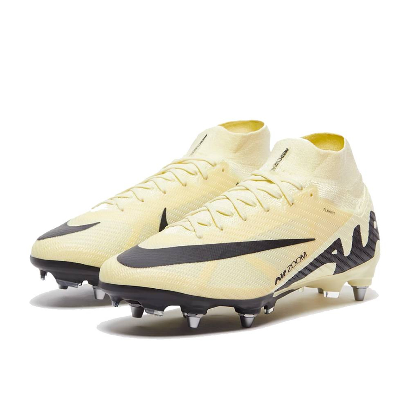 Nike Mercurial Superfly 9 Elite IJzeren-Nop Voetbalschoenen (SG) Pro Player Geel Zwart