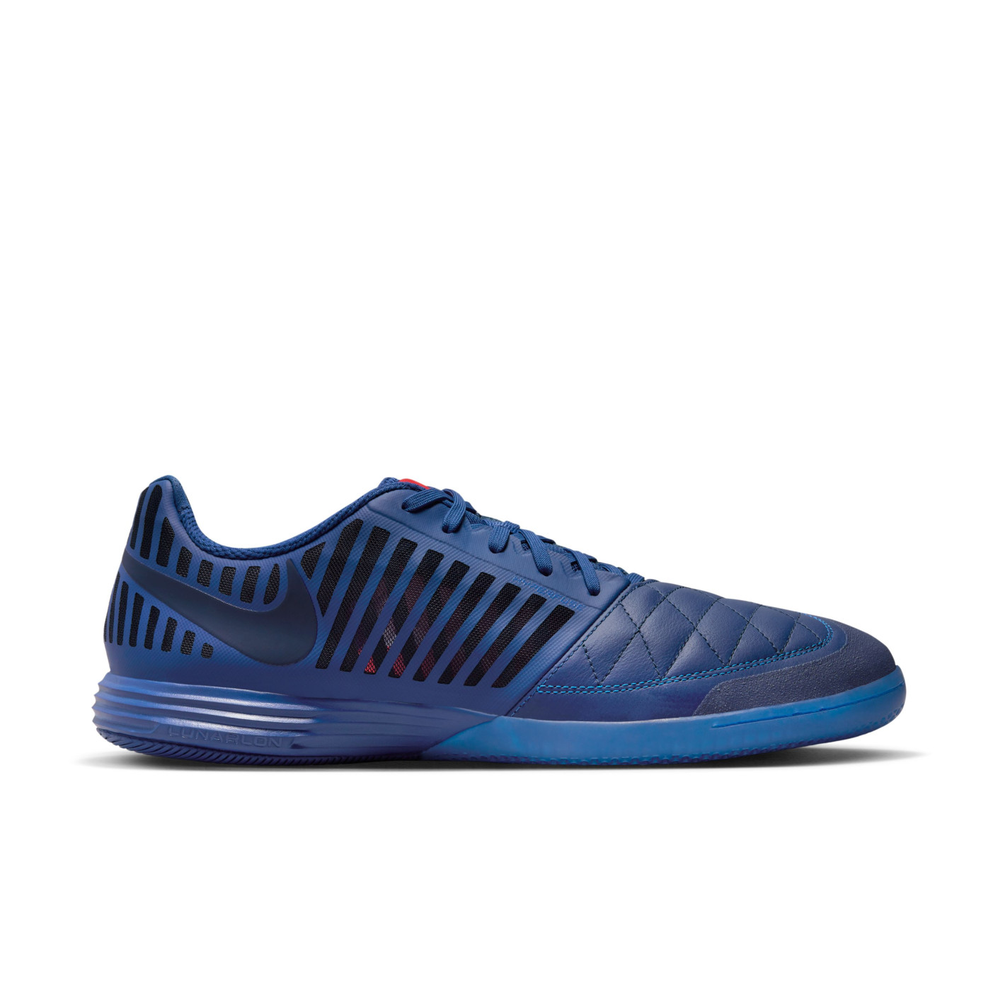 Nike Zaalvoetbalschoenen Lunar Gato II (IN) Donkerblauw Blauw Zwart Rood