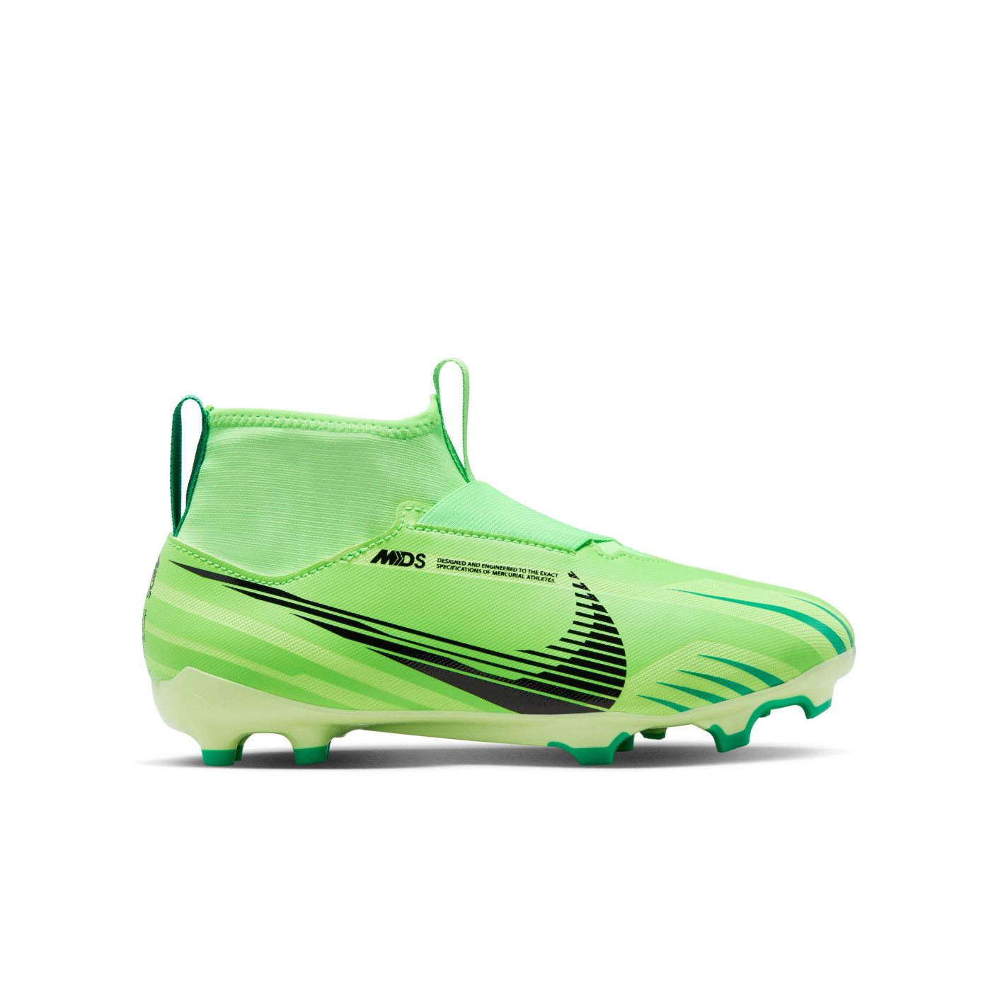 Nike Zoom Mercurial Superfly 9 Academy Grass/Artificial Grass Football Shoes (MG) Kids Bright Green Black Green