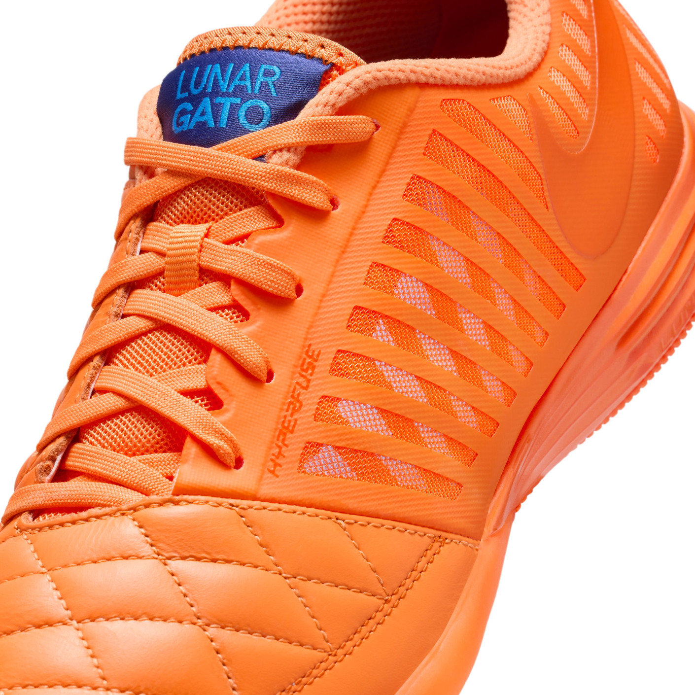 Nike Lunar Gato II (IN) Orange Blue Indoor Football Shoes