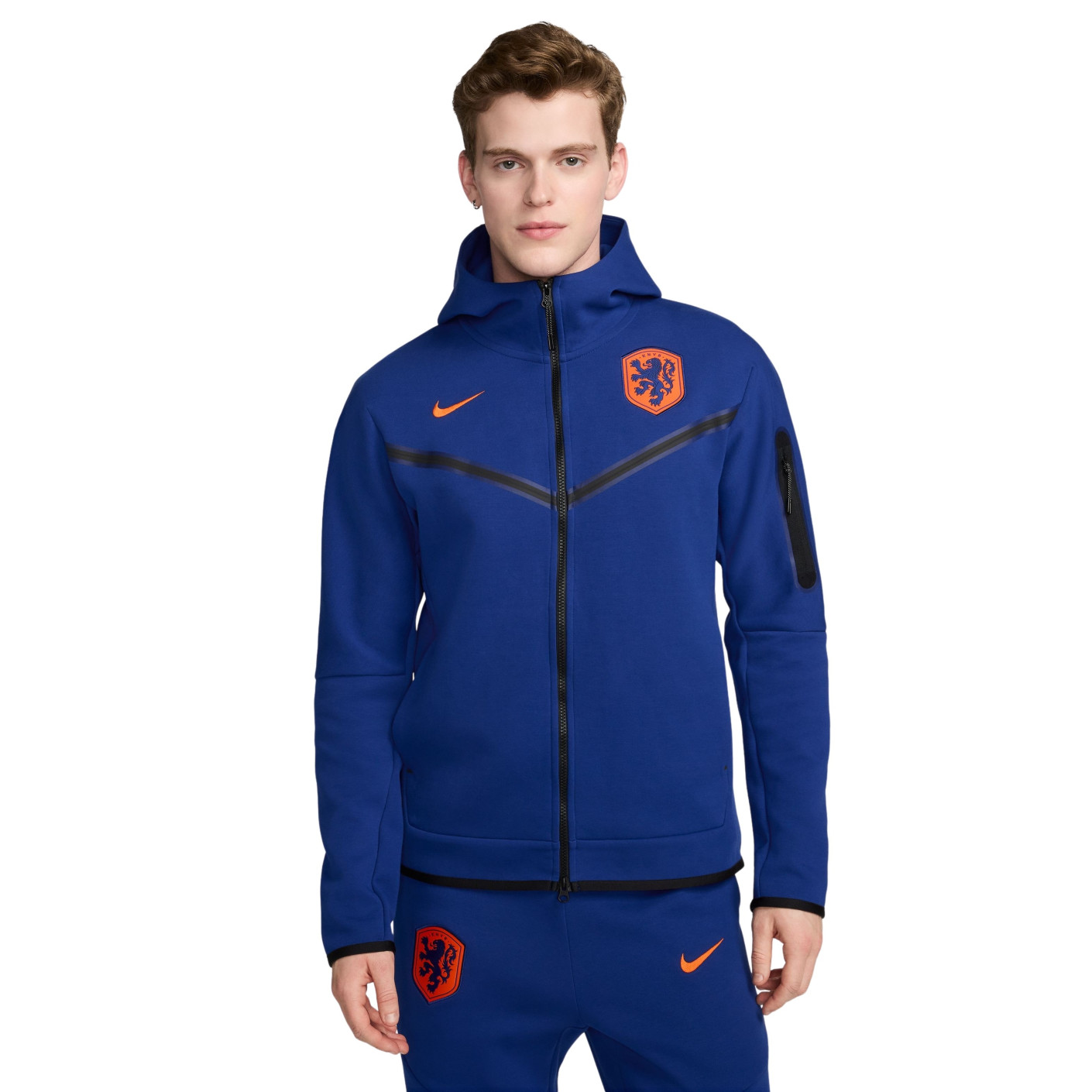 Nike Nederland Tech Fleece Vest 2024-2026 Blauw