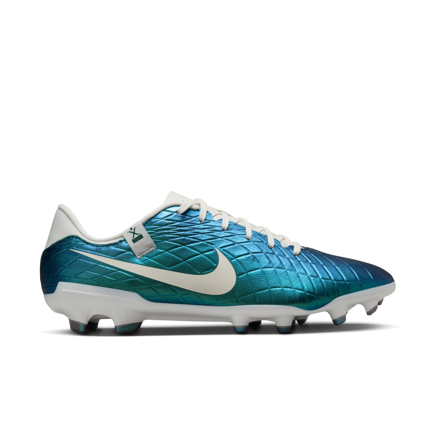 Nike Tiempo Legend 10 Academy Gras / Kunstgras Voetbalschoenen (MG) Smaragdgroen Wit