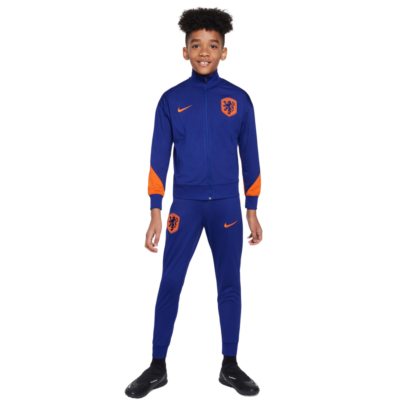 Nike Nederland Strike Trainingspak Full-Zip 2024-2026 Kids Blauw