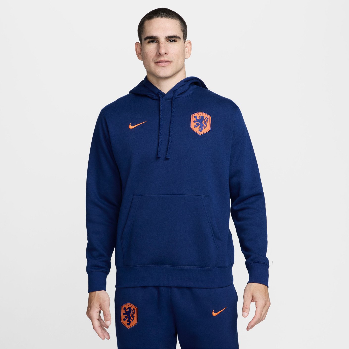 Nike Netherlands Sportswear Club Hoodie Tracksuit 2024 2026 Blue KNVBshop