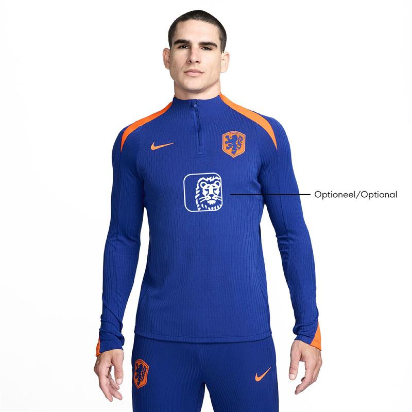 Nike Nederland Strike Elite Trainingstrui 1/4-Zip 2024-2026 Blauw