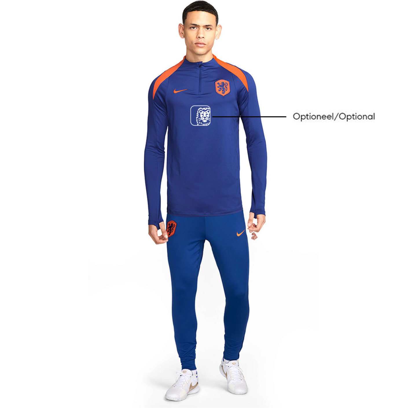 Nike Nederland Strike Trainingspak 1/4-Zip 2024-2026 Blauw