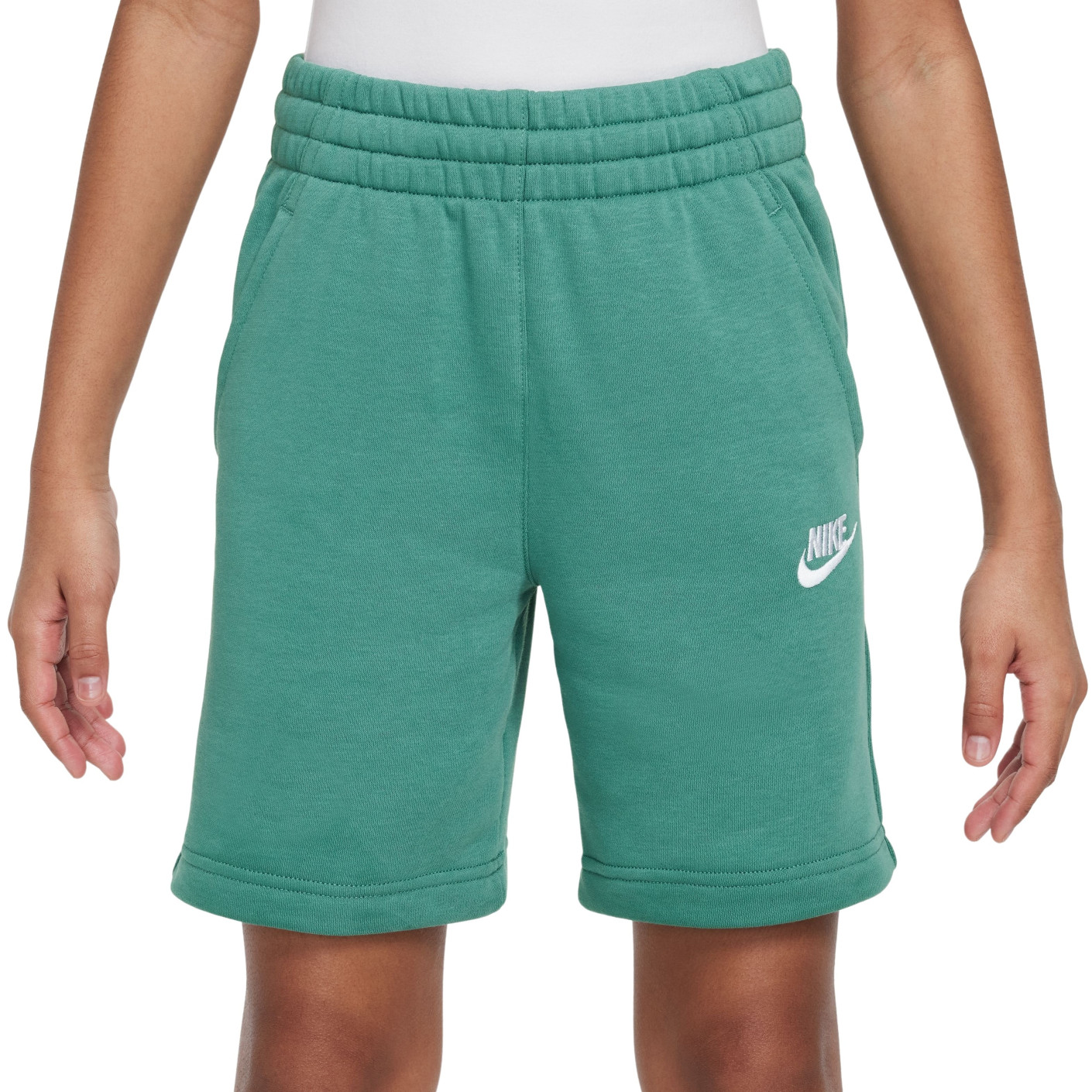 Nike Club Fleece SW Kids Short Grey Green White