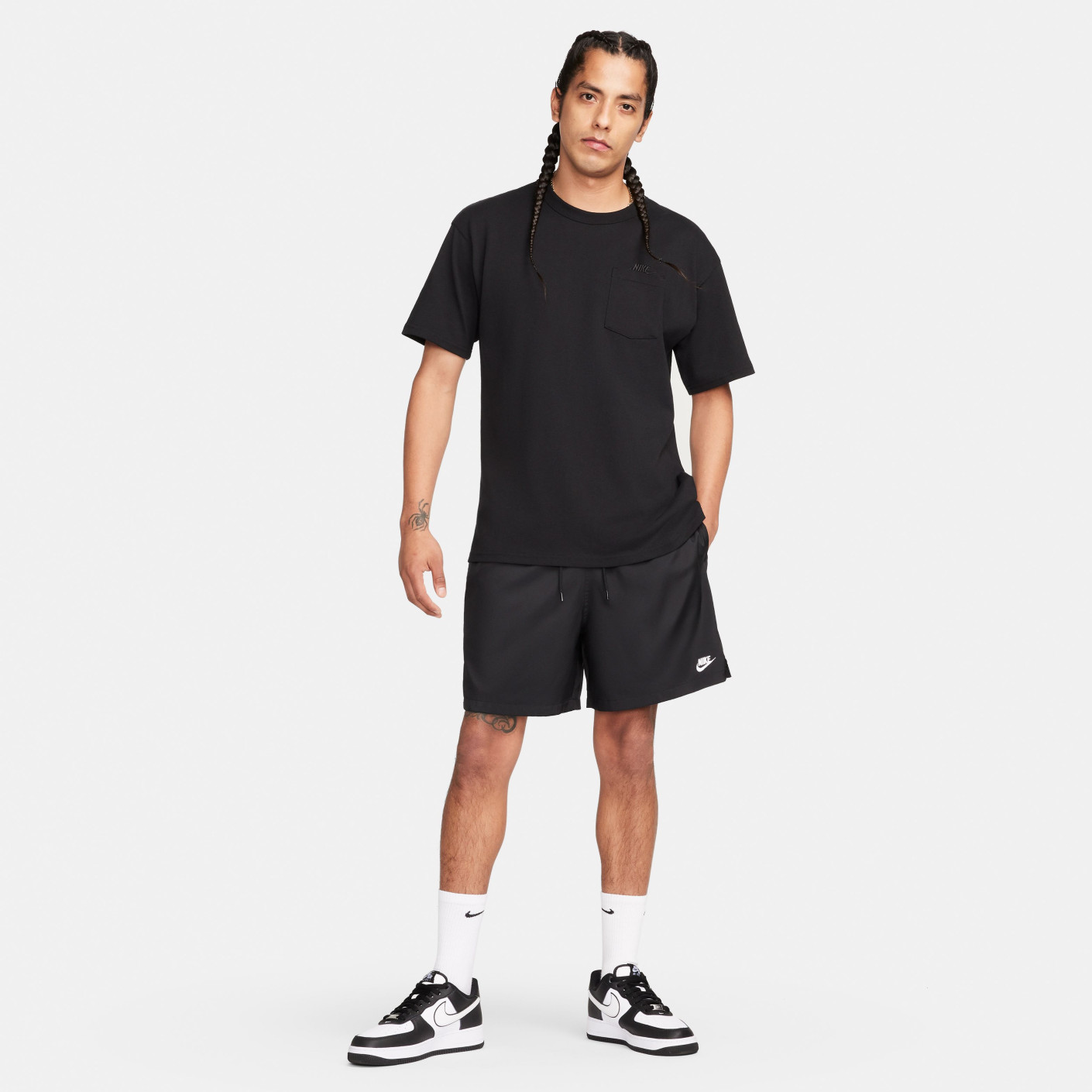 nike sportswear club shorts black