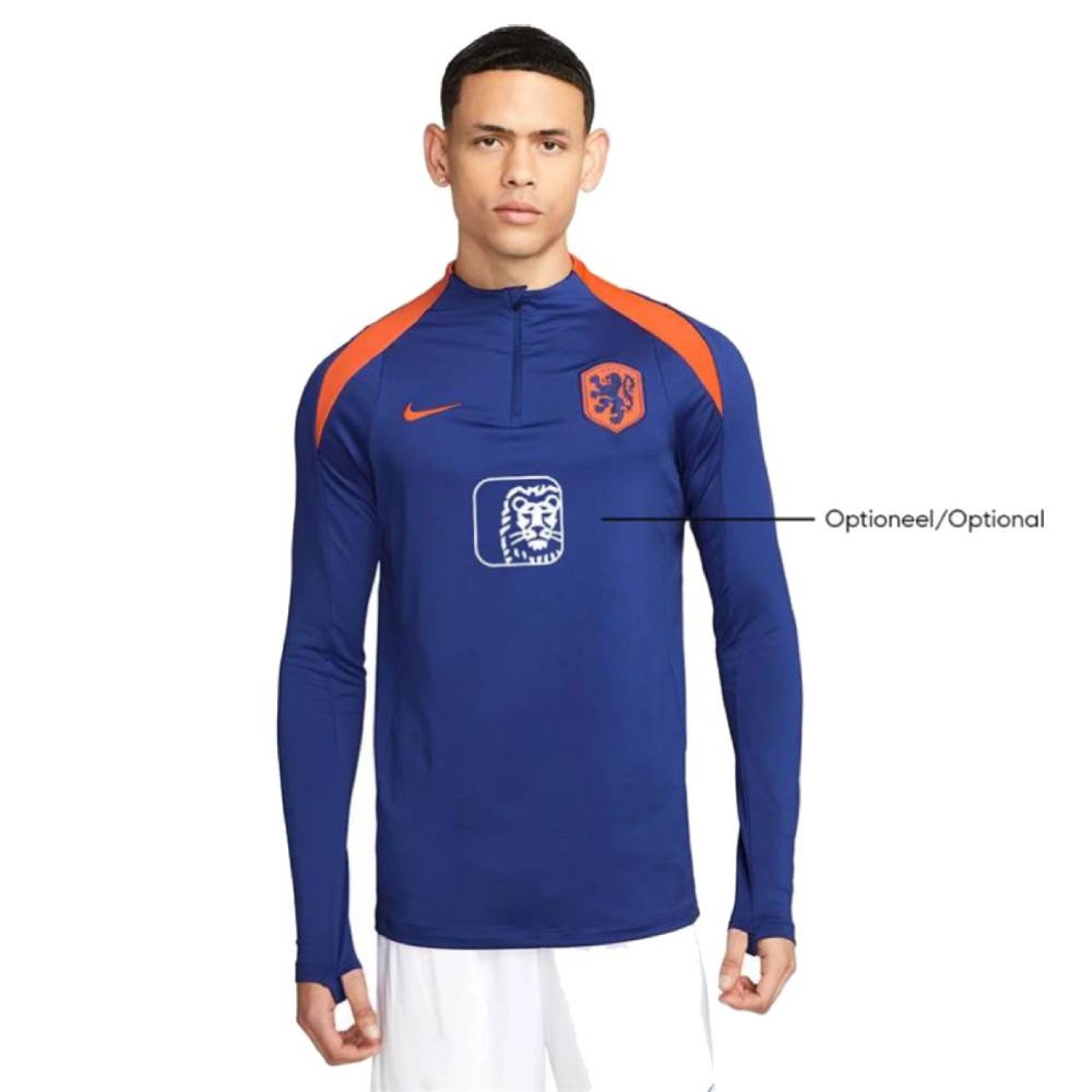 Nike Netherlands Strike Training sweater 1/4-Zip 2024-2026 Blue