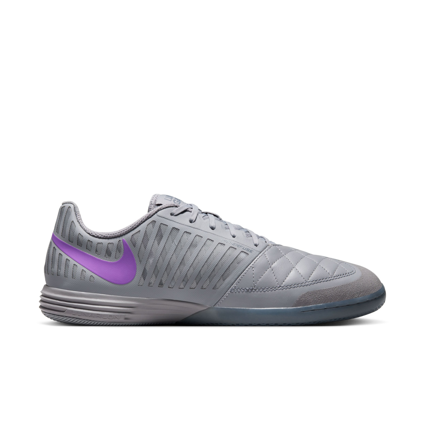 Nike Zaalvoetbalschoenen Lunar Gato II (IN) Grijs Paars